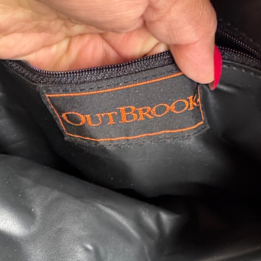 Outbrooks Dark Brown Leather Messenger Bag for Men - Picture 5 of 8